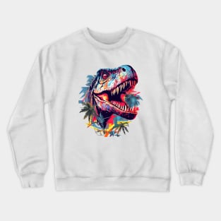 Dinosaur Animal World Wild Creature Beauty Discovery Crewneck Sweatshirt